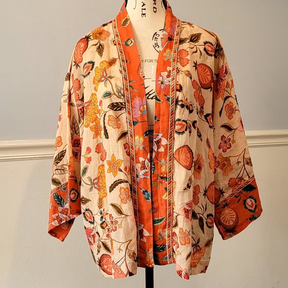 Johnny Was, S, Mixed Coral - Picture 1 of 4